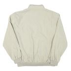 KINGFIELD Mens Cream Jacket L Polyester Blend Bomber Zip Closure Casual