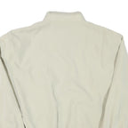 KINGFIELD Mens Cream Jacket L Polyester Blend Bomber Zip Closure Casual