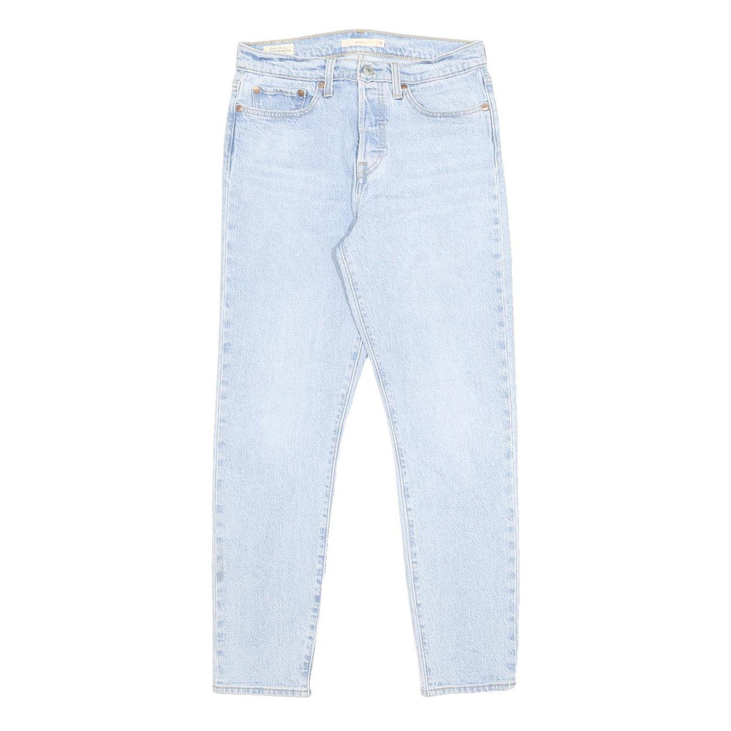 LEVI'S Wedgie Big E Womens Jeans Blue Slim Skinny Denim Light W28 L27 Vintage