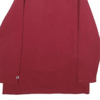 CHAMPION Womens Maroon Quarter Zip Sweatshirt M Stanford Cardinal Embroidered