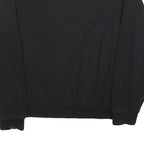 ELLESSE Womens Black Sweatshirt Crew Neck UK 12 Cotton Blend Pullover