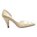 GINO ALDROVANDI D’Orsay Heels Beige Synthetic Womens UK 6