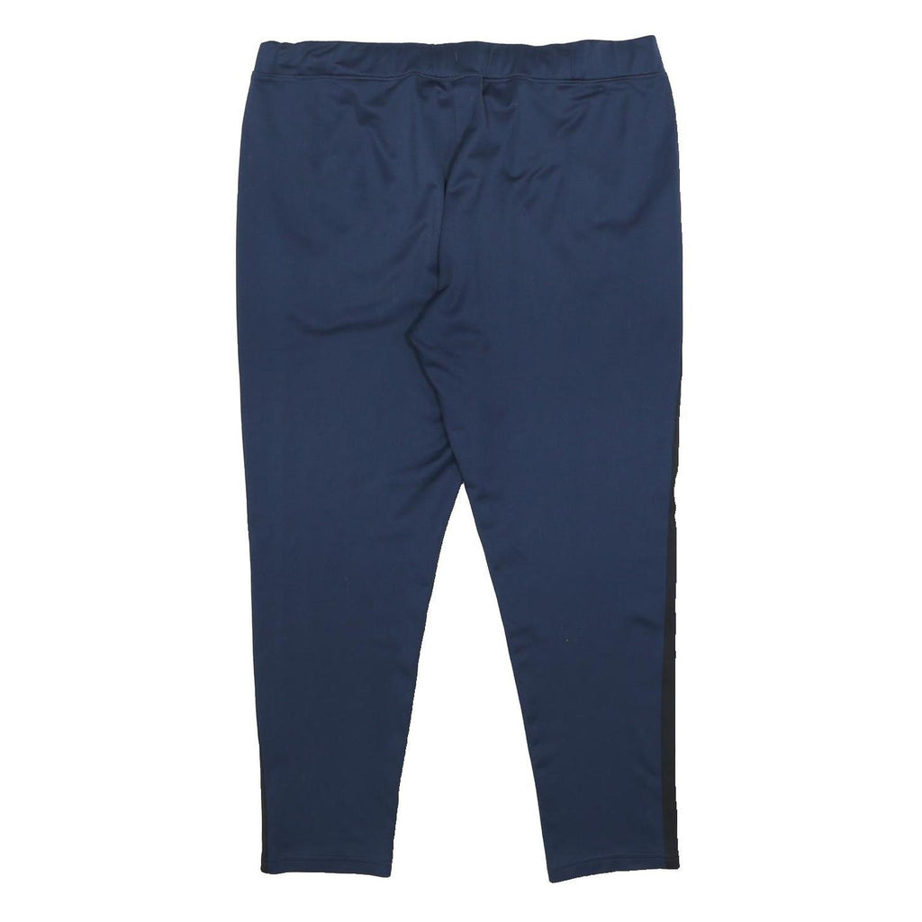 UNDER ARMOUR Mens Joggers Blue & Black Slim Tapered XL W38 L28 Polyester Gymwear
