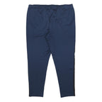 UNDER ARMOUR Mens Joggers Blue & Black Slim Tapered XL W38 L28 Polyester Gymwear