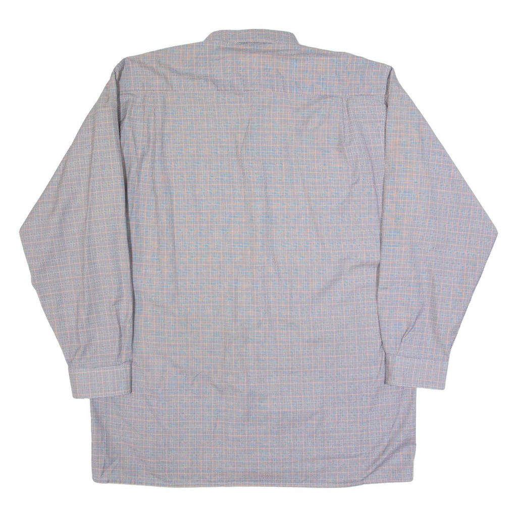 SIRNA Mens Shirt Grey 90s Check Long Sleeve L
