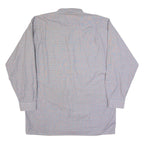 SIRNA Mens Shirt Grey 90s Check Long Sleeve L