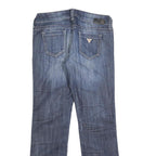 GUESS Womens Jeans Blue Slim Straight Denim Medium W30 L30 Stylish Casual