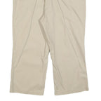 DICKIES Womens Cotton Blend Beige Relaxed Straight Trousers W36 L25 Workwear