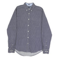 TOMMY HILFIGER Mens Blue Patterned Shirt M Button Down Cotton Blend Casual