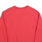 CHAMPION REVERSE WEAVE Womens Red Crew Neck M Cotton Blend Sweatshirt