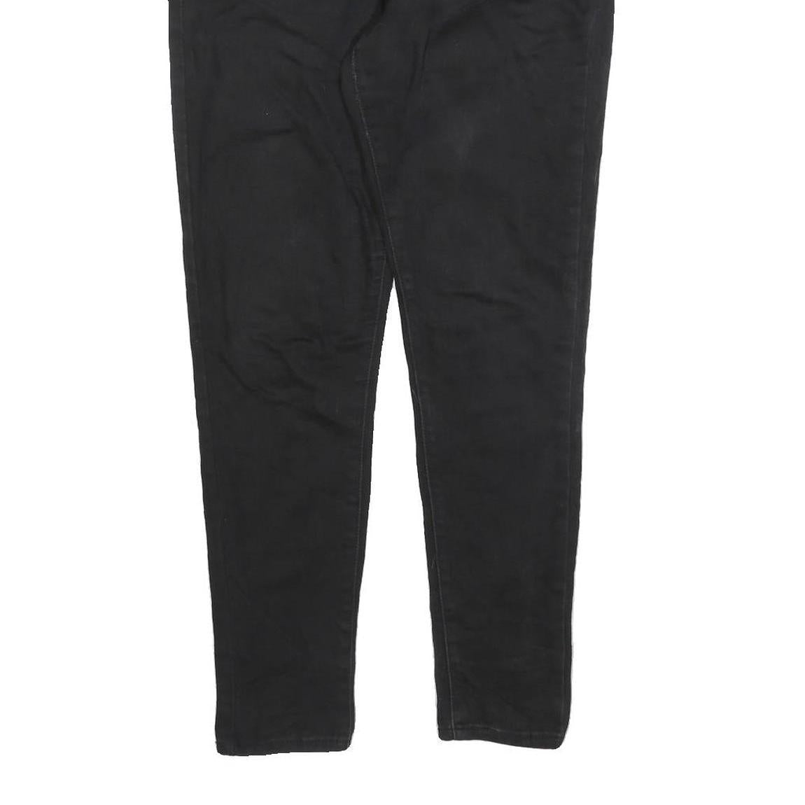 LEVI'S 710 Womens Jeans Black Slim Skinny Denim W31 L28 Stretch Zip Fastening