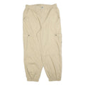 WILD FABLE Womens Cotton Blend Beige Relaxed Cargo Trousers W32 L28 Casual