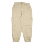 WILD FABLE Womens Cotton Blend Beige Relaxed Cargo Trousers W32 L28 Casual