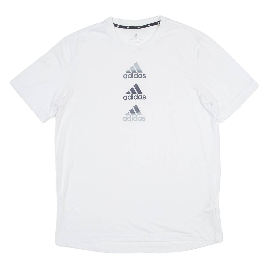 ADIDAS Mens T-Shirt White M