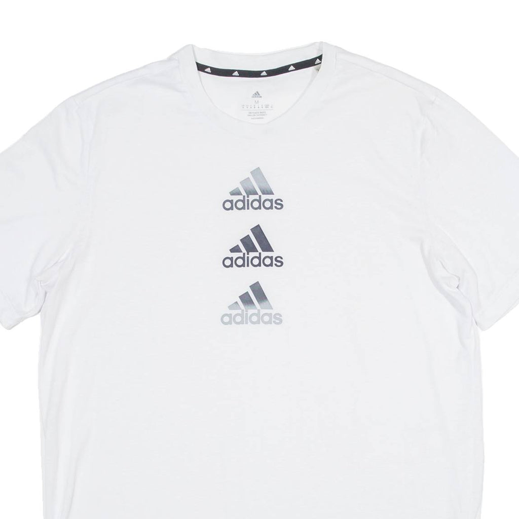 ADIDAS Mens T-Shirt White M