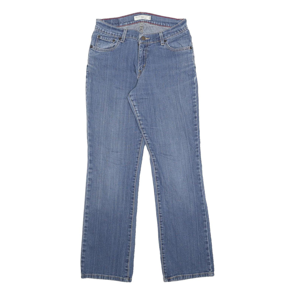 LEVI'S 550 Womens Jeans Blue Relaxed Bootcut Denim Medium W27 L30 Classic Style