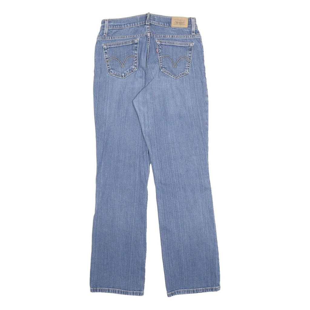 LEVI'S 550 Womens Jeans Blue Relaxed Bootcut Denim Medium W27 L30 Classic Style