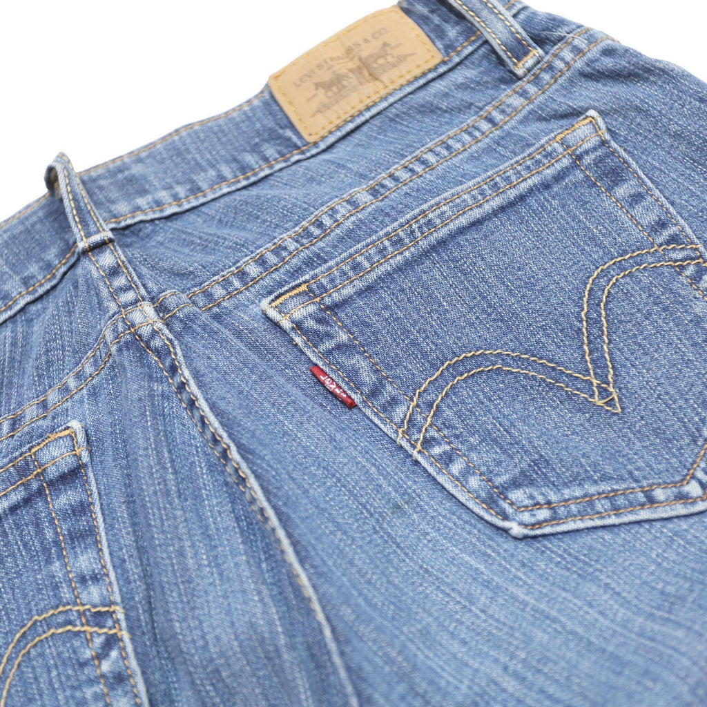 LEVI'S 550 Womens Jeans Blue Relaxed Bootcut Denim Medium W27 L30 Classic Style