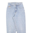 HIS Womens Regular Fit Light Blue Denim Jeans W28 L28 Classic Cotton Blend Zip