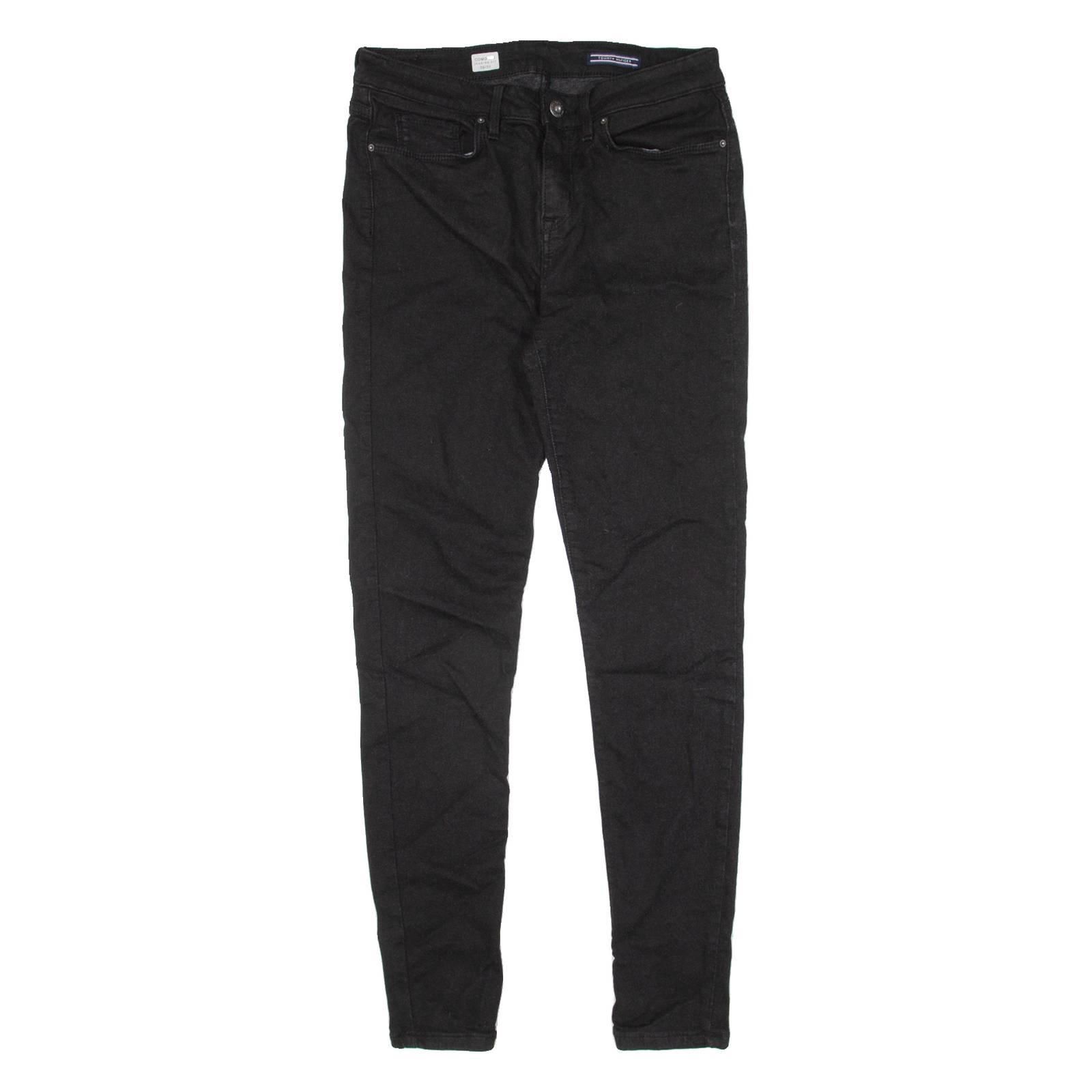 TOMMY HILFIGER Como Womens Jeans Black Slim Jegging W26 L27