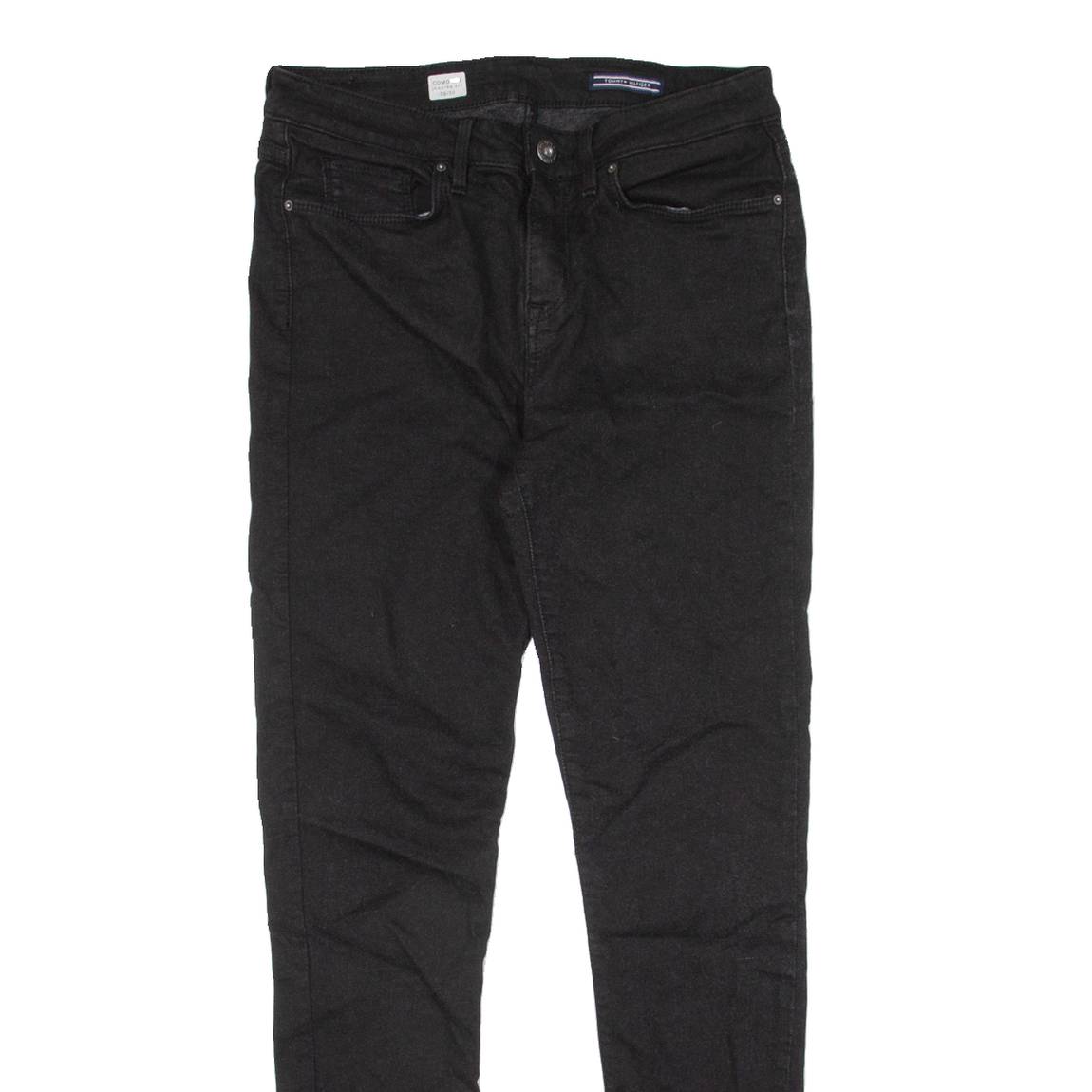TOMMY HILFIGER Como Womens Jeans Black Slim Jegging W26 L27