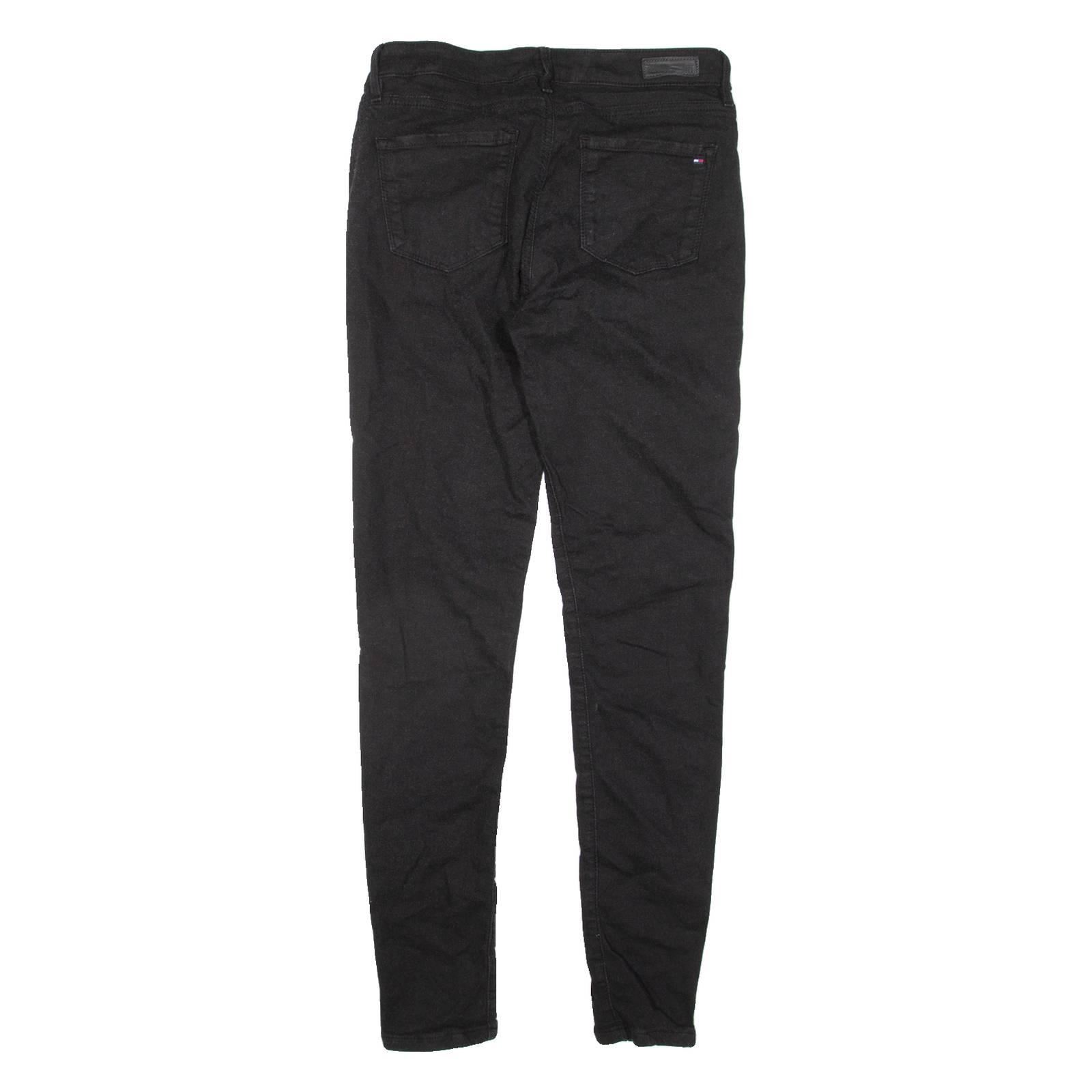 TOMMY HILFIGER Como Womens Jeans Black Slim Jegging W26 L27