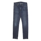 LEVI'S Mens Slim Blue Denim Stone Wash Jeans W32 L34 Zip Casual Classic Fit