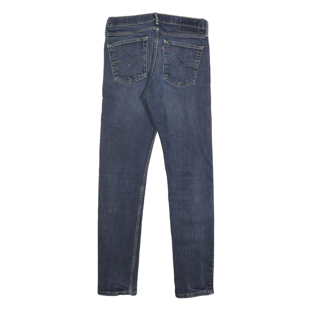 LEVI'S Mens Slim Blue Denim Stone Wash Jeans W32 L34 Zip Casual Classic Fit