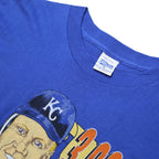 SALEM Single Stitch Mens Blue George Brett Graphic T-Shirt XL Short Sleeve