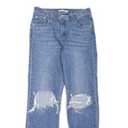 LEVI'S Low Pro Womens Jeans Blue Regular Straight W26 L30