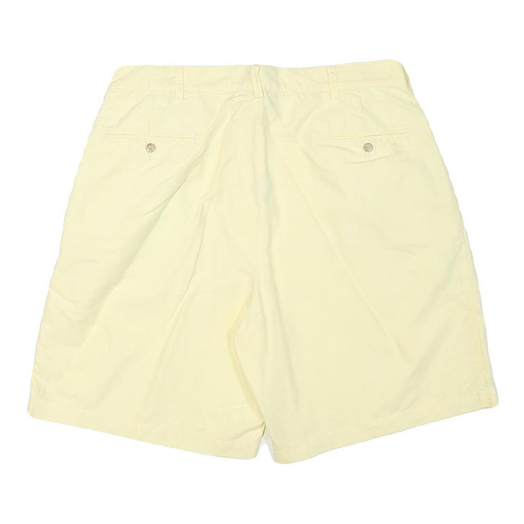 POLO RALPH LAUREN Mens Cotton Blend Yellow Casual Shorts XL W34 Summer Wear