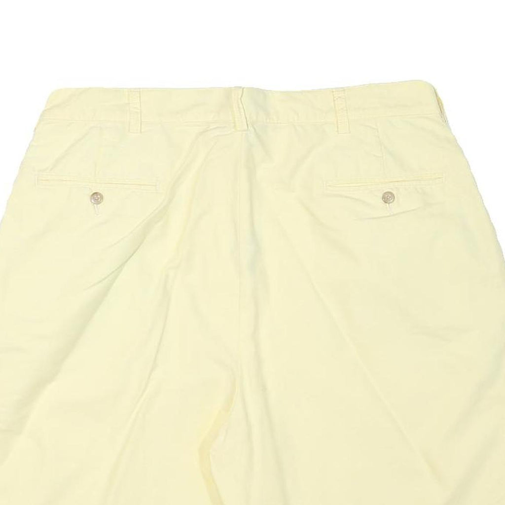POLO RALPH LAUREN Mens Cotton Blend Yellow Casual Shorts XL W34 Summer Wear