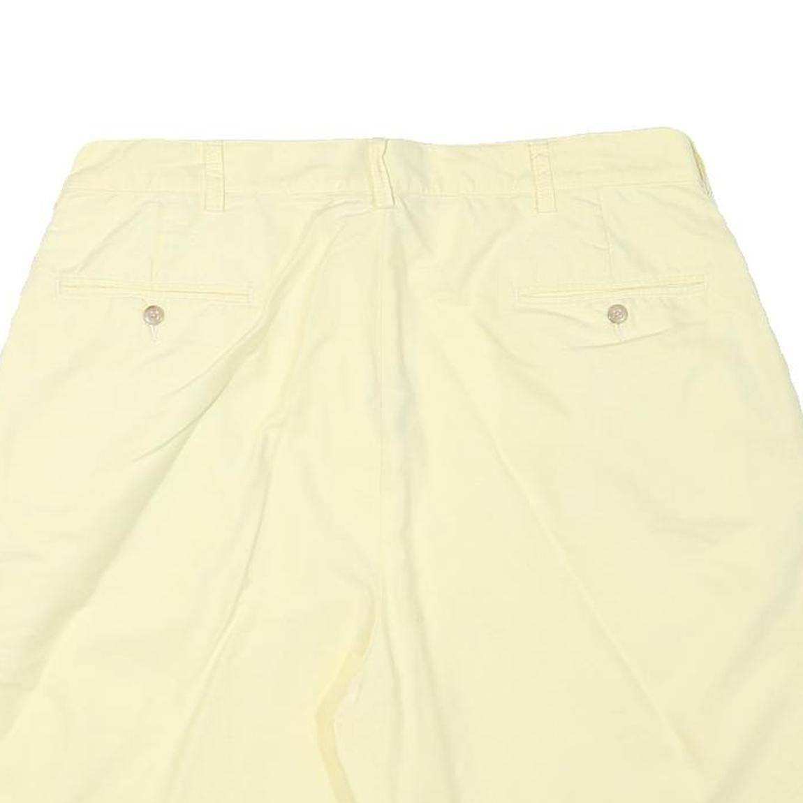POLO RALPH LAUREN Mens Cotton Blend Yellow Casual Shorts XL W34 Summer Wear