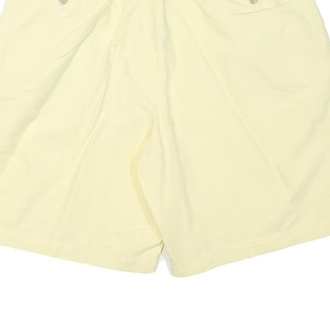 POLO RALPH LAUREN Mens Cotton Blend Yellow Casual Shorts XL W34 Summer Wear