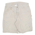 CARHARTT Mens Shorts Beige Casual Cotton Blend 2XL W36 Durable Workwear