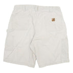 CARHARTT Mens Shorts Beige Casual Cotton Blend 2XL W36 Durable Workwear