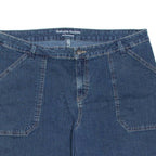 DICKIES Womens Denim Shorts Blue Relaxed W38