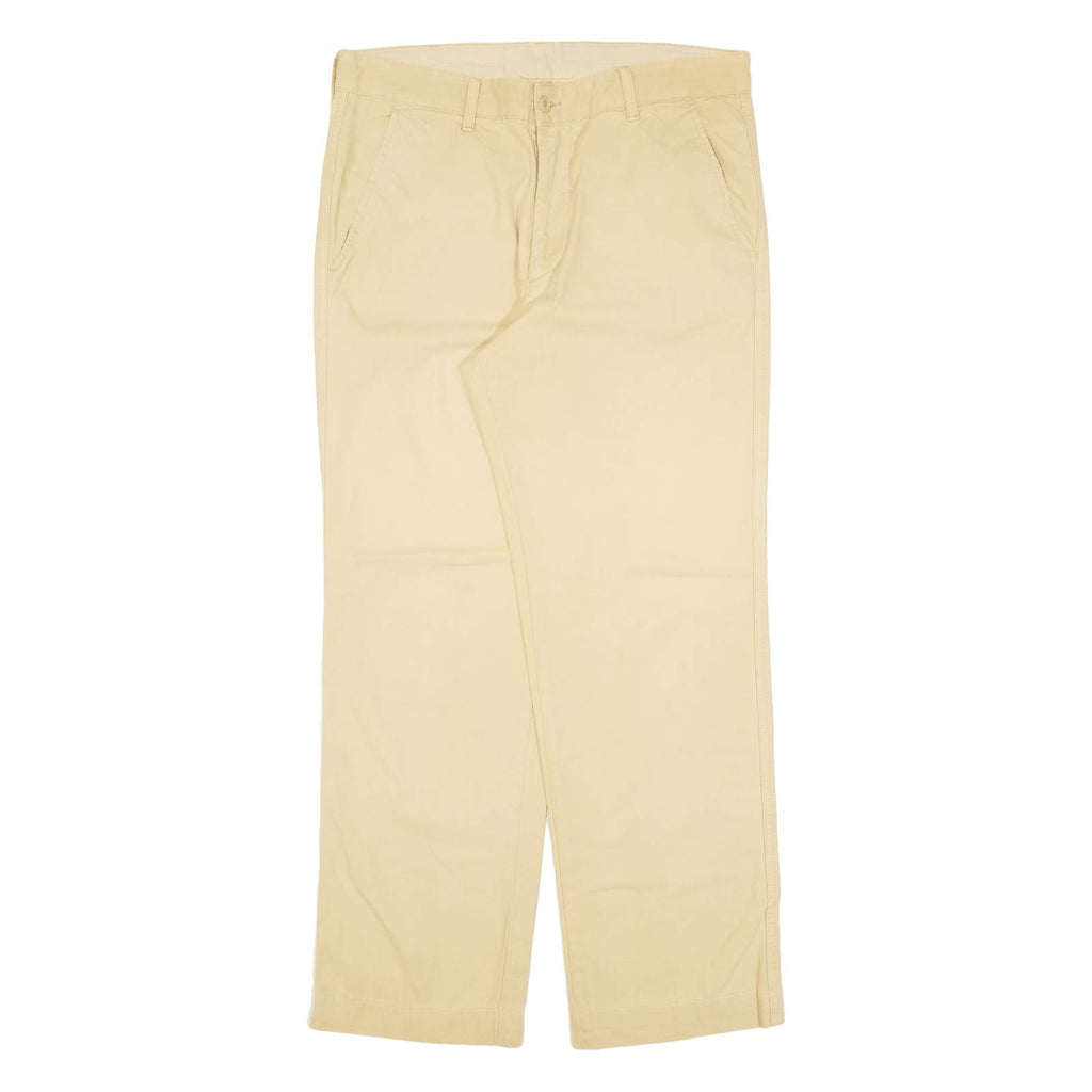LOIS Womens Trousers Yellow Regular Straight W32 L28