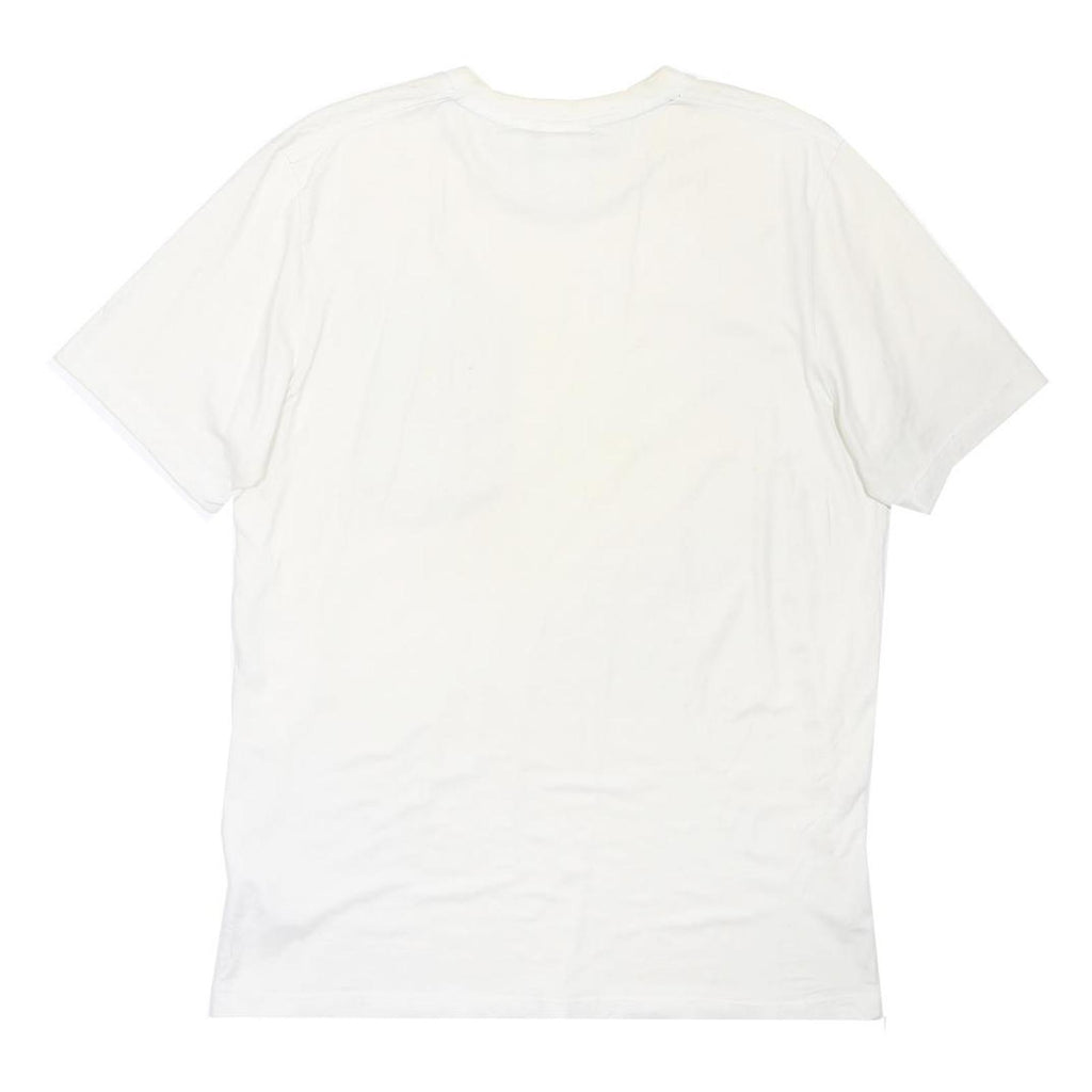ADIDAS ORIGINALS Mens White & Black Graphic T-Shirt L Short Sleeve Crew Neck