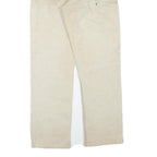 CARHARTT Mens Regular Beige Cotton Blend Straight Leg Trousers W32 L29 Workwear