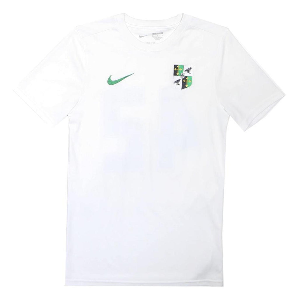 NIKE Mens White Graphic T-Shirt S Short Sleeve Crew Neck Sports
