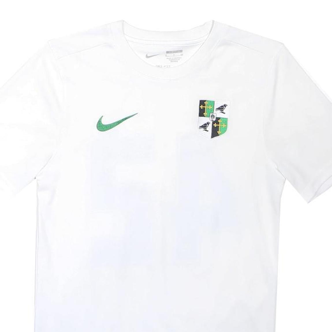 NIKE Mens White Graphic T-Shirt S Short Sleeve Crew Neck Sports