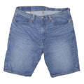 LEVI'S Womens Denim Blue Casual Shorts L W34 Cotton Blend Classic Fit