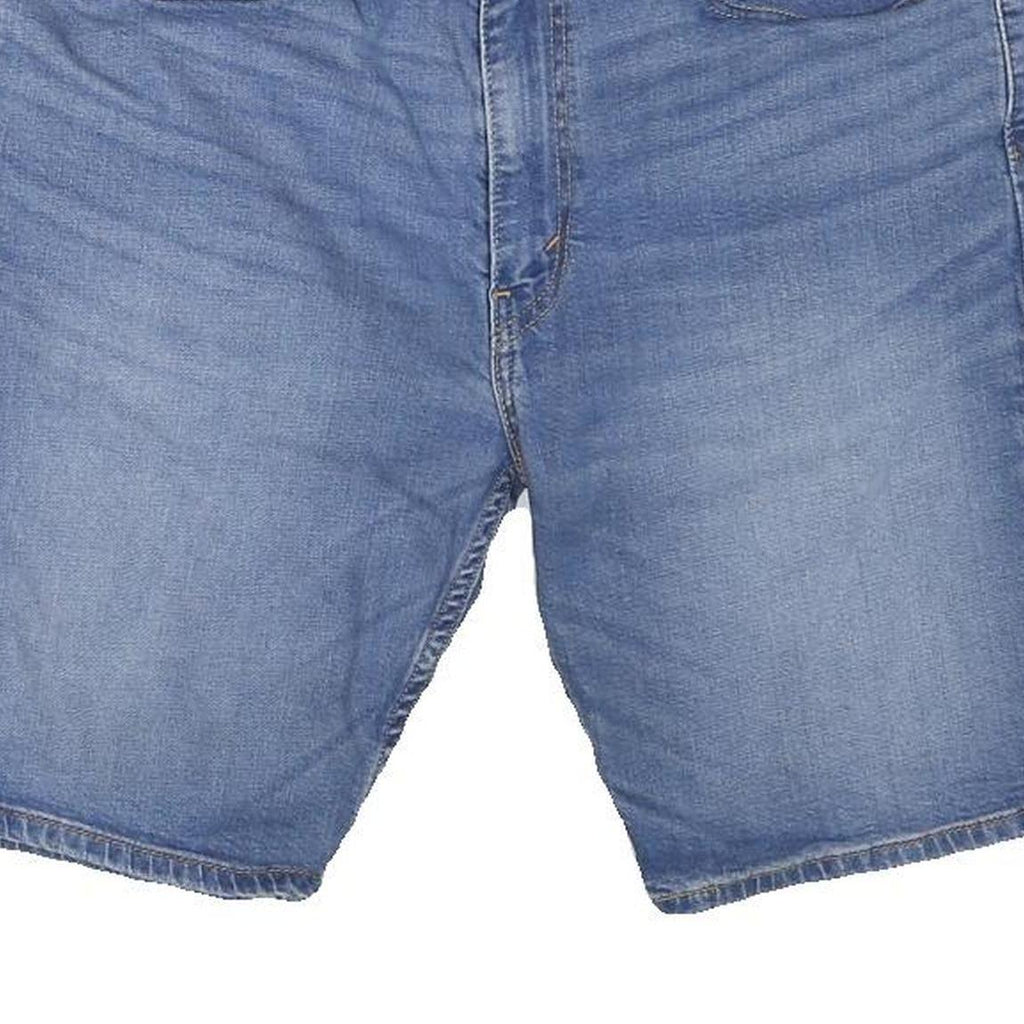 LEVI'S Womens Denim Blue Casual Shorts L W34 Cotton Blend Classic Fit