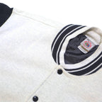 FRUIT OF THE LOOM Mens White & Black Department Of Justice Coach Jacket L Cotton