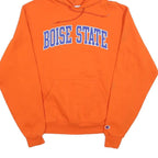 CHAMPION Mens Orange Boise State Pullover Hoodie S Cotton Blend Casual