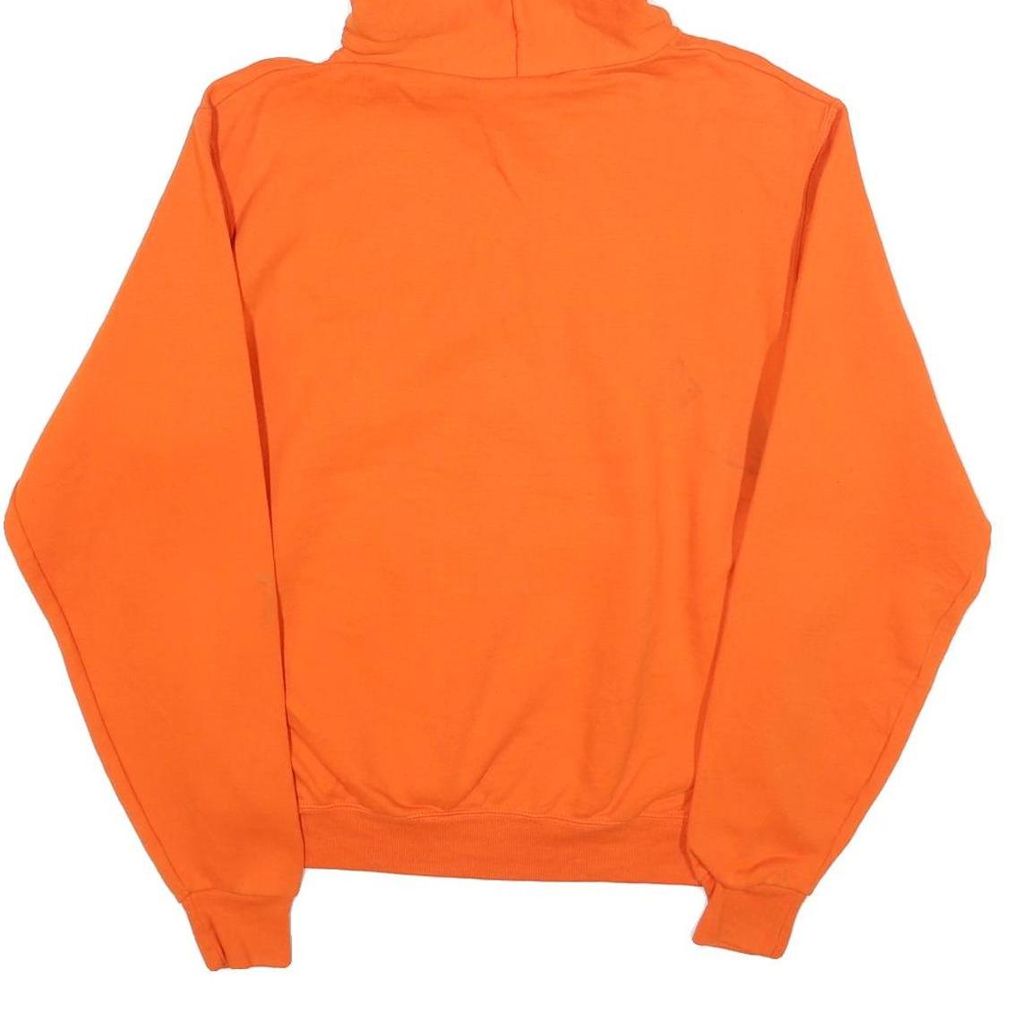 CHAMPION Mens Orange Boise State Pullover Hoodie S Cotton Blend Casual