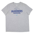 NIKE Mariners Baseball Mens T-Shirt Grey USA XL