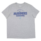 NIKE Mariners Baseball Mens T-Shirt Grey USA XL