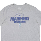 NIKE Mariners Baseball Mens T-Shirt Grey USA XL